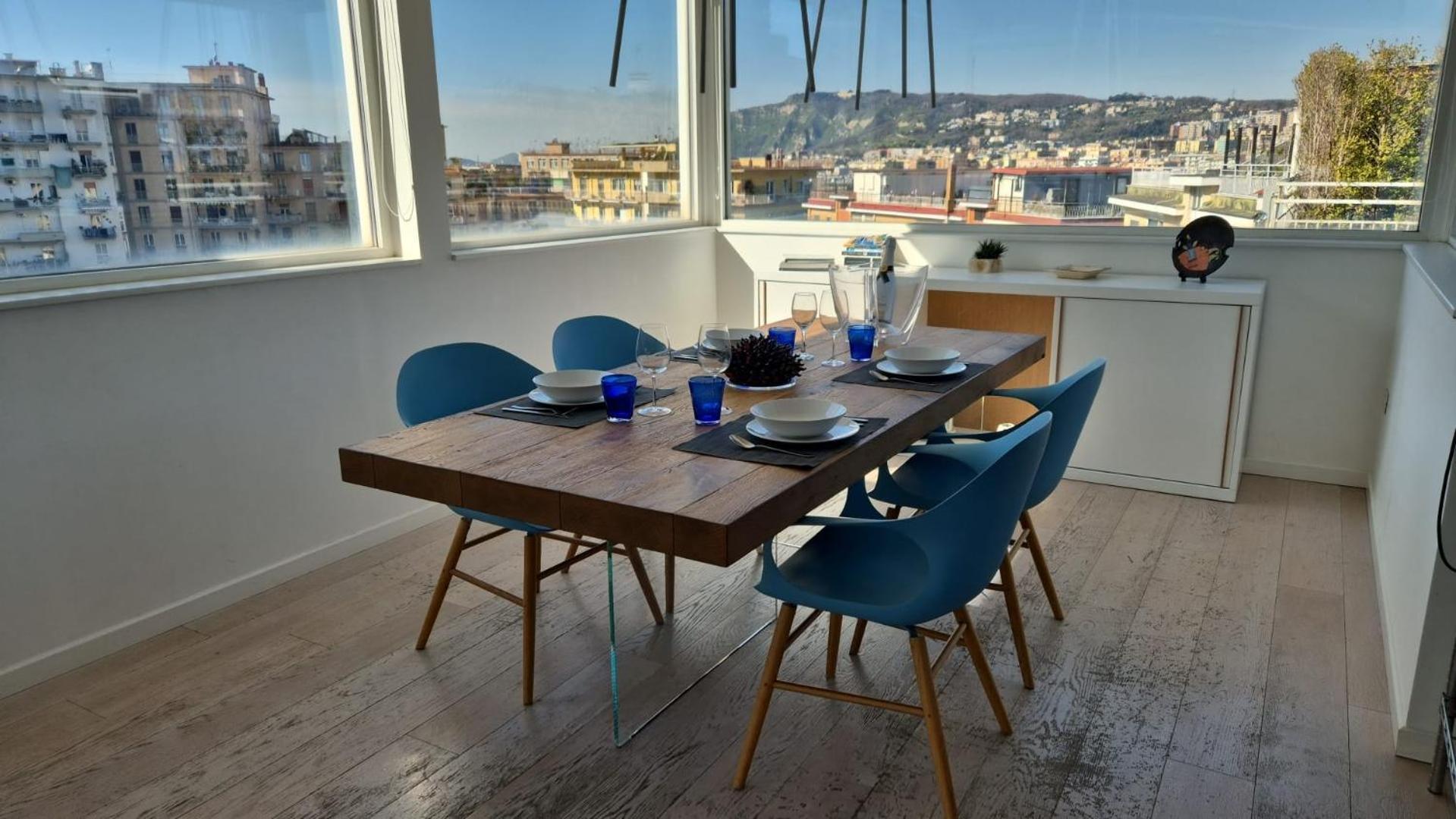 Terrazza Manu - Loft Suspended Over The City-Vomero Neapel Exteriör bild
